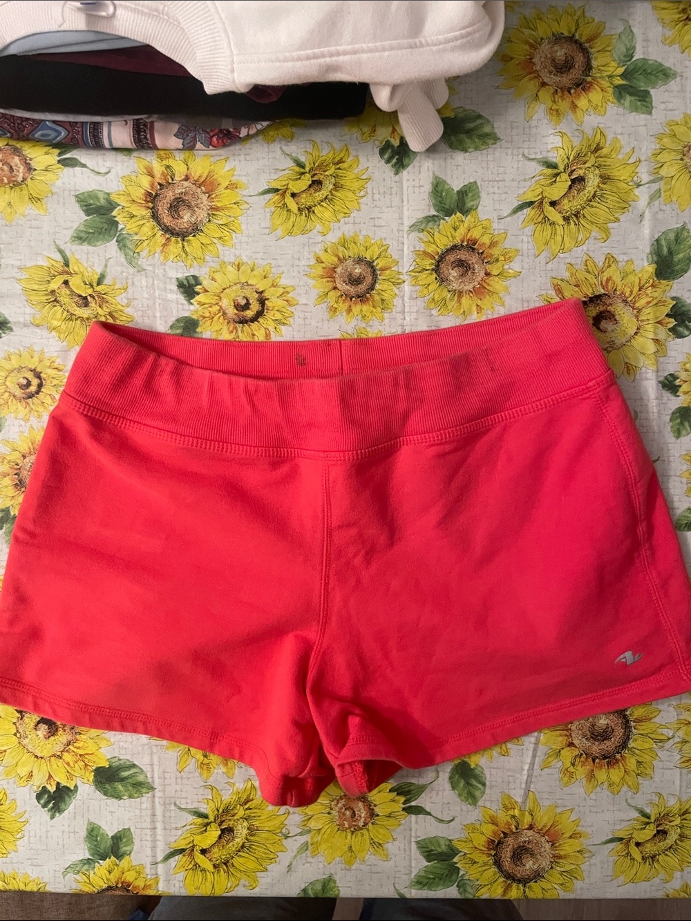 Athletic Works Bright Coral Bike Shorts